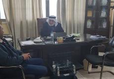 النائب سلامة يستقبل مسؤول مباحث النصيرات