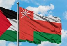 اعلام دولتي سلطنة عمان وفلسطين