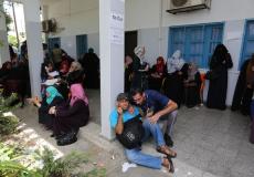 احتجاجات موظفي الأونروا في غزة -ارشيف-