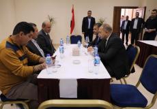 الوفد المصري يجتمع مع حركة فتح بغزة