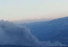 القصف الإسرائيلي على منطقة مصياف في سوريا اليوم