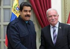 رياض المالكي - وزير الخارجية والمغتربين خلال لقاءه الرئيس الفنزويلي