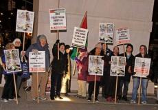 صامدون  تنظم اعتصاماً في نيويورك 