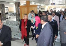 وفد من الـUNDP يتفقد معبر رفح