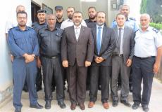 النائب العام في غزة يجتمع مع مدير شرطة الوسطى 