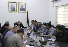 قلقيلية : اجتماع لمناقشة الواقع المائي 