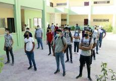 طلاب مدرسة في فلسطين