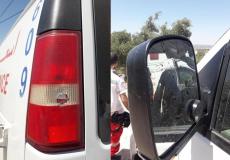 الاستهداف الذي تعرضت له مركبات الإسعاف اليوم