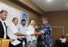 النائب سلامة يشارك في حفل تكريم أفراد جهاز حفظ النظام والتدخل في المحافظة الوسطى