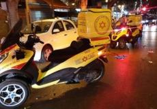 إصابة شاب في حادث طرق - توضيحية 