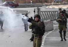 إصابة شاب برصاص الاحتلال شرق رام الله