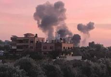 طائرات الاحتلال تقصف هدفا في قطاع غزة