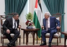  اجتماع الرئيس عباس مع المخابرات المصرية حول المصالحة الفلسطينية السبت الماضي -ارشيف-