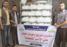 جعية طيبة توزع وجبات إفطار