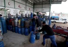 محطة غاز في غزة - ارشيف