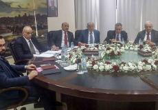 جلسة مجلس الوزراء الأسبوعية التي عقدت اليوم الثلاثاء، عبر تقنية الفيديو كونفرنس في رام الله وغزة