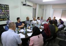  الاجتماع التأسيسي لشبكة الإعلاميين البيئيين الفلسطينيين