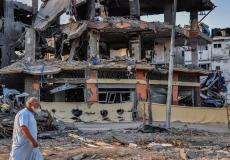 المنازل المهدمة بغزة عقب عدوان 2014- أرشيفية