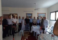 لقاء التواصل الجماهيري مع مدير الصليب الاحمر في غزة