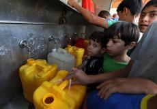 أزمة المياه في غزة تزداد و97% منها غير صالحة للشرب- أشرف أبو عمرة - apaimages