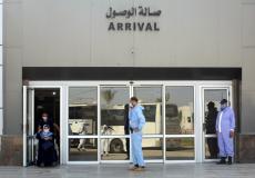 صالة الوصول في معبر رفح البري 