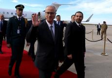 رئيس الوزراء رامي الحمد لله يصل العاصمة اللبنانية بيروت
