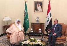 لقاء وزير الخارجية العراقي مع نظيره السعودي