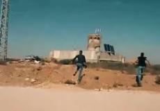 شبان يقتحمون السياج الفاصل شرق غزة - توضيحية