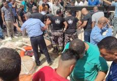 من مكان الحادث صباح اليوم