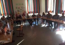 الجالية الفلسطينية بمدينة زيغن الألمانية تستضيف البرلماني فلكمار كلين