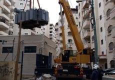 كهرباء القدس تركب محول جديد