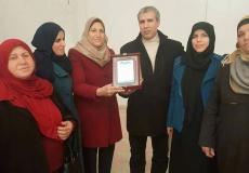 الاتحاد العام للمرأة الفلسطينية يكرم الأسير المحرر أسامة أبو الجديان