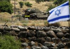 دبابة اسرائيلية على الحدود- ارشيفية