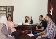 الضمير تزور مركز تأهيل وإصلاح النساء بغزة 