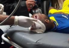 إصابة لاعب شباب جباليا أدهم خطاب