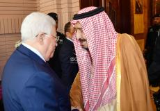 الرئيس محمود عباس يلتقى العاهل السعودي