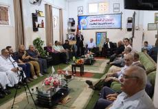 النائب العام في غزة خلال لقائه بعائلات المجدل