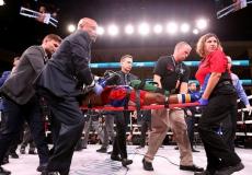 سقوط ملاكم بالضربة القاضية