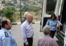 مركز الشرطة المتنقل يباشر عمله في بيت لحم