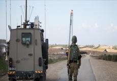 موقع عسكري على حدود غزة