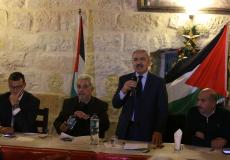 اشتية يتحدث للصحفيين بعد قرار ترامب بشأن القدس