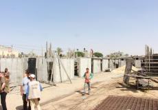 الأشغال في غزة تخصص 100 غرفة متنقلة للعزل الصحي