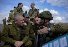 غادي إيزنكوت رئيس أركان الجيش الإسرائيلي قرب غزة