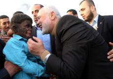 إسماعيل هنية رئيس المكتب السياسي لحركة حماس من الحدود الشرقية لجباليا اليوم