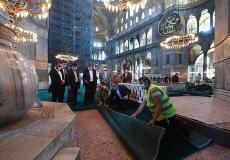 تركيا: استمرار الاستعدادات لإقامة أول صلاة جمعة في مسجد آيا صوفيا