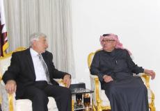 الوزير والوفد القطري