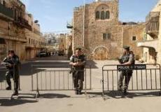 قوات الاحتلال في الحرم الإبراهيمي - ارشيفية