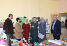 مديرية الوسطى تتفقد المؤسسات التعليمية المتضررة بعد حريق النصيرات 