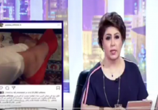 فجر السعيد أثناء تحدها عن حذاء أصالة نصري