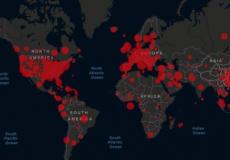 مناطق انتشار كورونا حول العالم